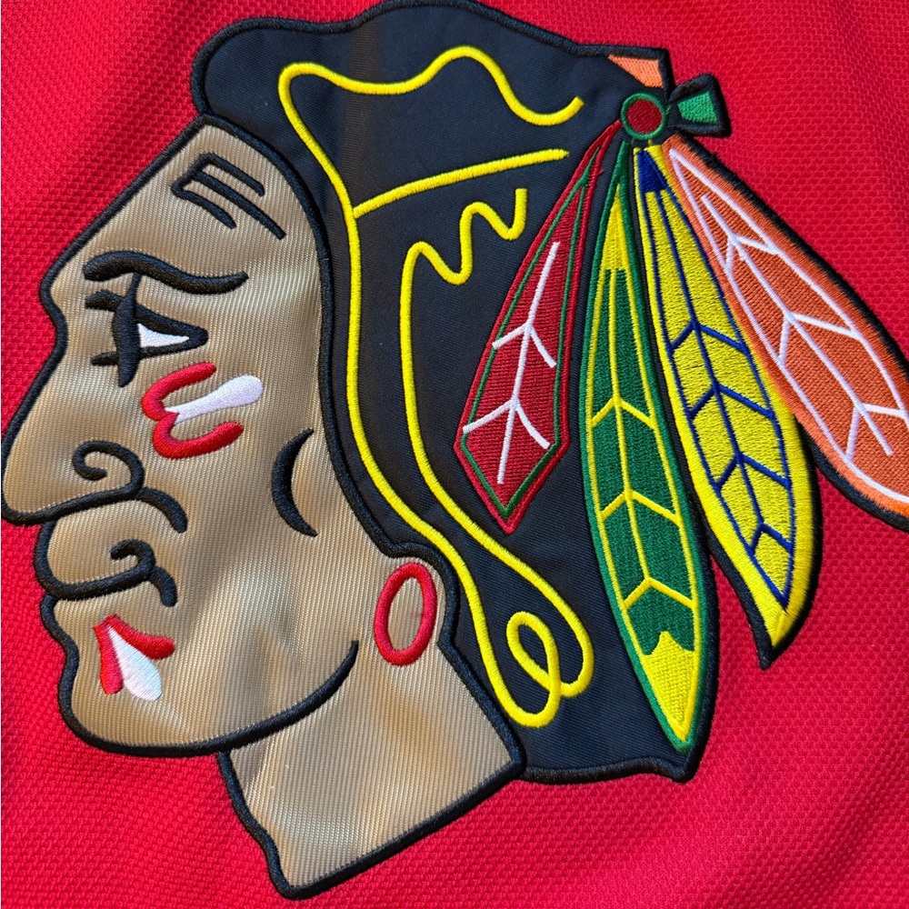 New NHL CHICAGO BLACKHAWKS #88 KANE STANLEY CUP CHAMPIONSHIP HOCKEY JERSEY 50 - Picture 10 of 13